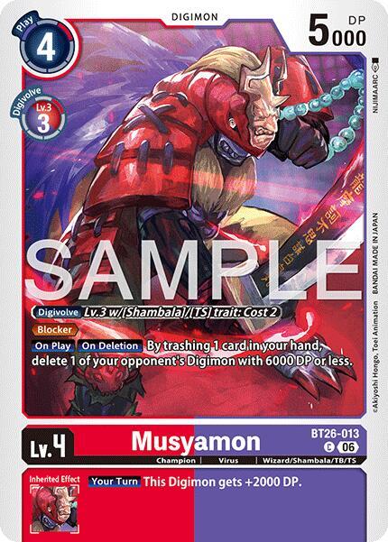 Musyamon, Timeless Bonds BT26-013 C