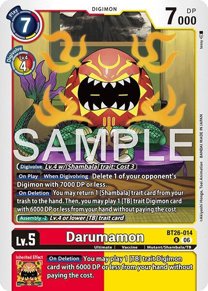 Darumamon, Timeless Bonds BT26-014 R