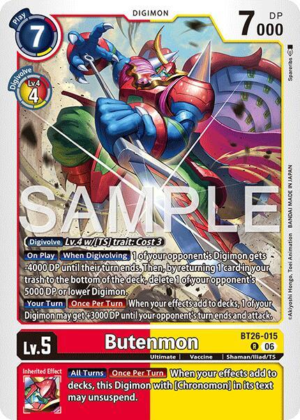 Butenmon, Timeless Bonds BT26-015 R
