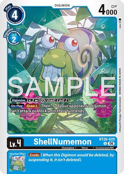 ShellNumemon, Timeless Bonds BT26-020 U