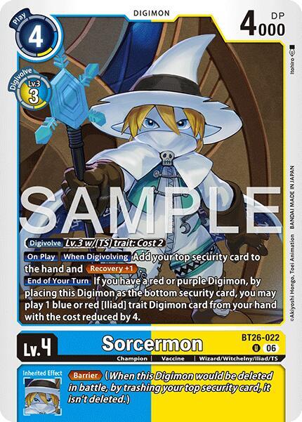 Sorcermon, Timeless Bonds BT26-022 U