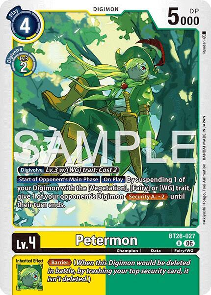 Petermon, Timeless Bonds BT26-027 U