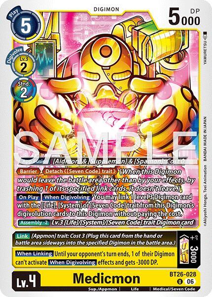 Medicmon, Timeless Bonds BT26-028 U