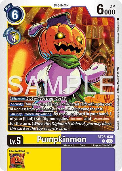 Pumpkinmon, Timeless Bonds BT26-030 C