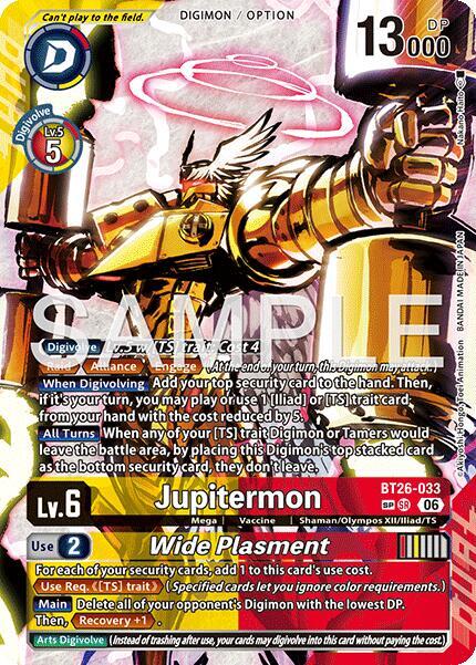 Jupitermon // Wide Plasment (SP), Timeless Bonds BT26-033 SR