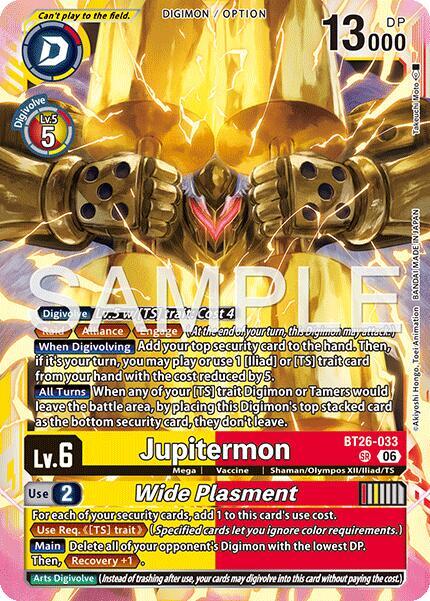 Jupitermon // Wide Plasmet, Timeless Bonds BT26-033 SR