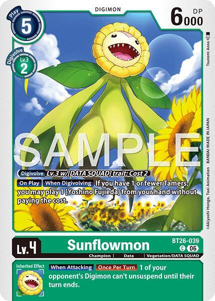 Sunflowmon, Timeless Bonds BT26-039 C