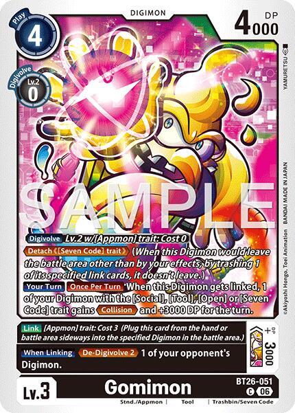 Gomimon, Timeless Bonds BT26-051 C