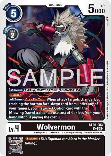 Wolvermon, Timeless Bonds BT26-053 U