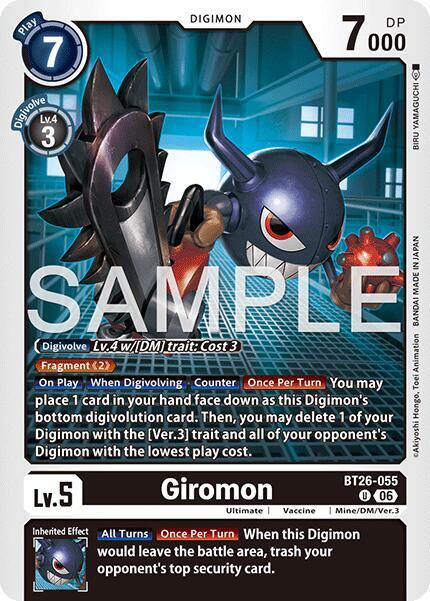 Giromon, Timeless Bonds BT26-055 U