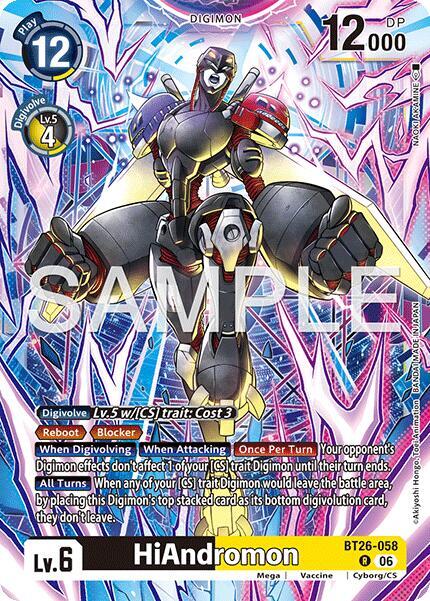 HiAndromon, Timeless Bonds BT26-058 R