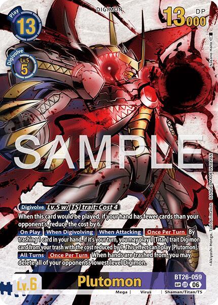 Plutomon (SP), Timeless Bonds BT26-059 UR