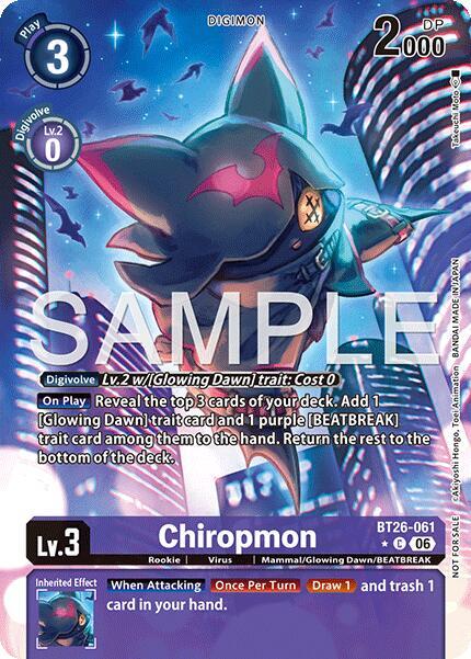 Chiropmon (Alternate Art), Timeless Bonds BT26-061 C