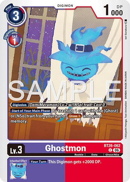 Ghostmon, Timeless Bonds BT26-062 C