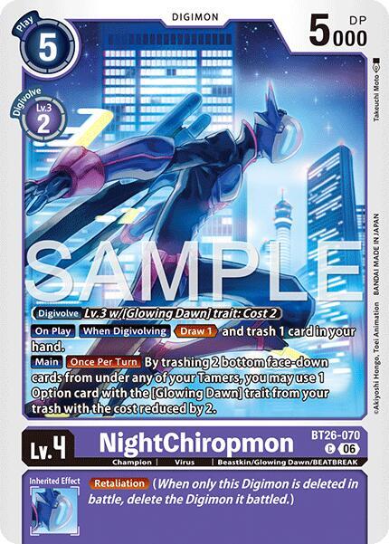 NightChiropmon, Timeless Bonds BT26-070 C