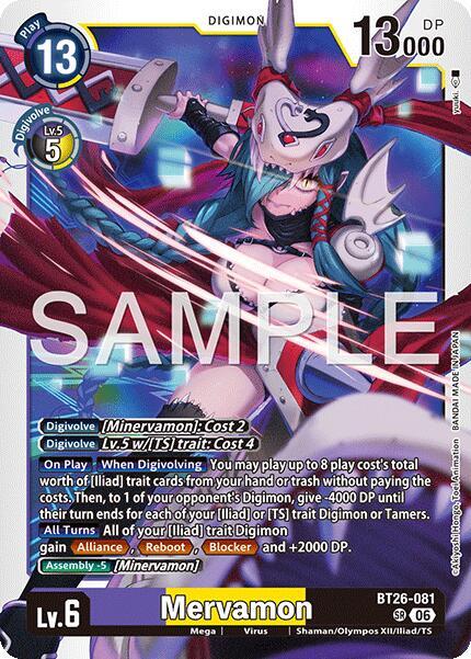 Mervamon, Timeless Bonds BT26-081 SR
