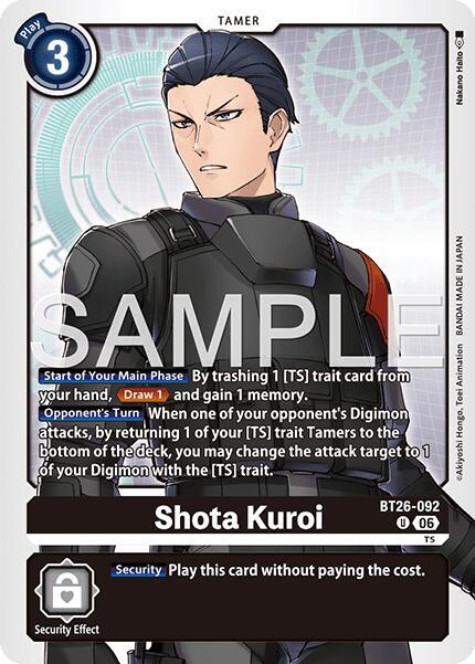 Shota Kuroi, Timeless Bonds BT26-092 U