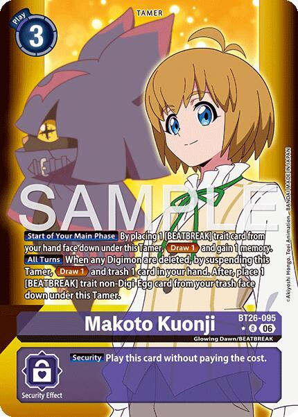 Makoto Kuonji (Alternate Art), Timeless Bonds BT26-095 R