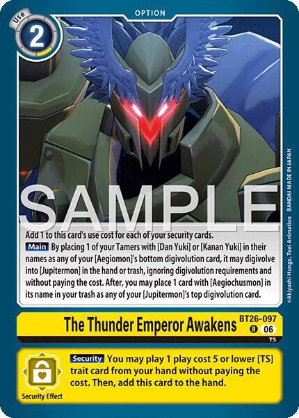 The Thunder Emperor Awakens, Timeless Bonds BT26-097 R
