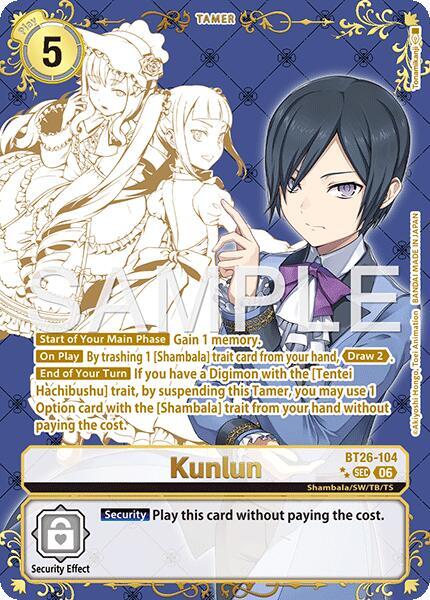 Kunlun (Rare Pull), Timeless Bonds BT26-104 SEC