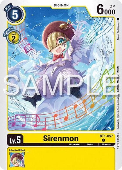 Sirenmon (Time Stranger Demo Deck), Digimon Demo Deck Exclusive Cards BT1-057 U