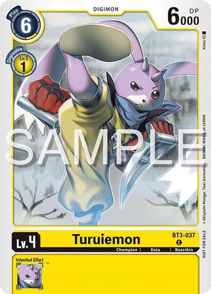 Turuiemon (Time Stranger Demo Deck), Digimon Demo Deck Exclusive Cards BT3-037 C