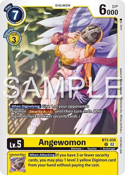 Angewomon (Time Stranger Demo Deck), Digimon Demo Deck Exclusive Cards BT3-039 R