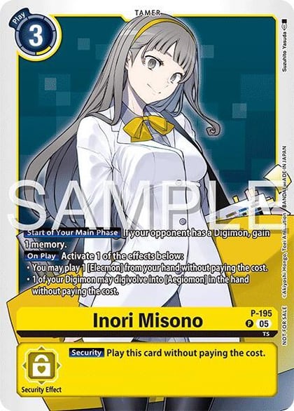 Inori Misono (Time Stranger Demo Deck), Digimon Demo Deck Exclusive Cards P-195 P