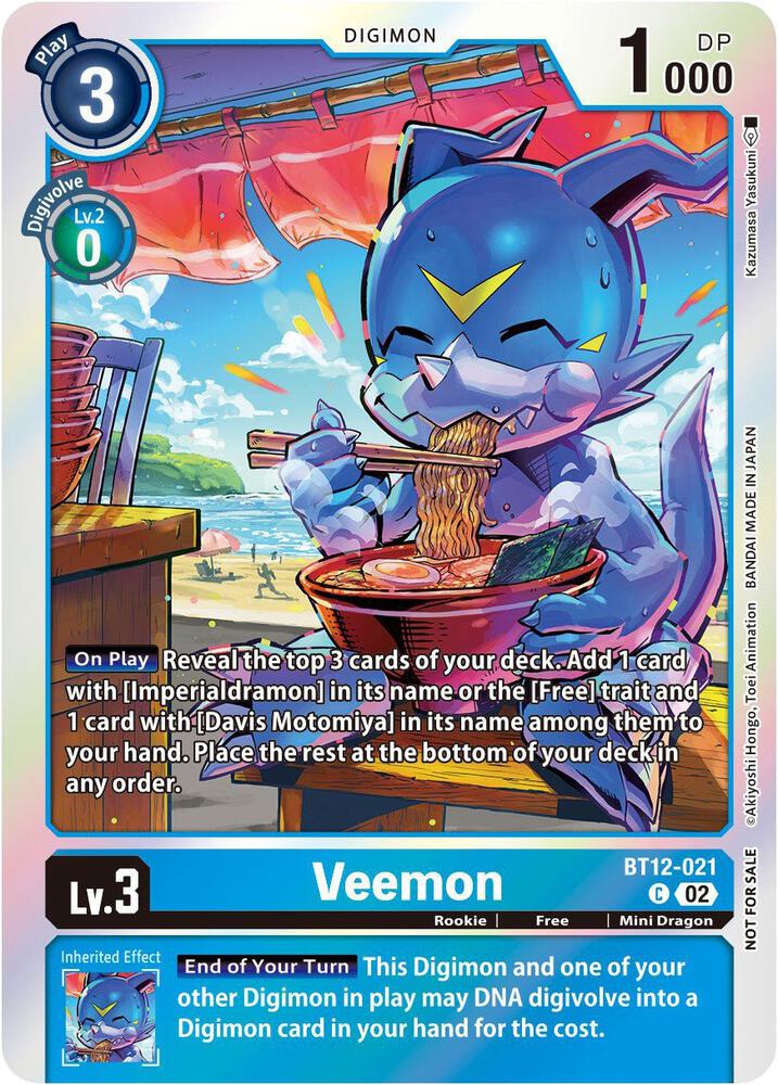Veemon (Gen Con 2023), Digimon Promotion Cards BT12-021