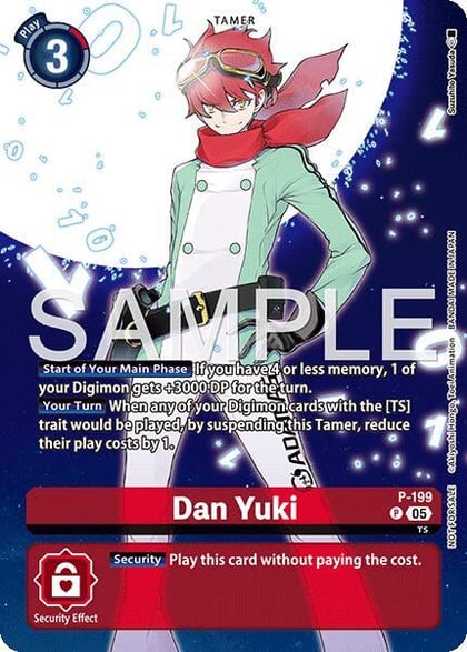 Dan Yuki (Digimon Story: Time Stranger Promo Pack), Digimon Promotion Cards P - 199