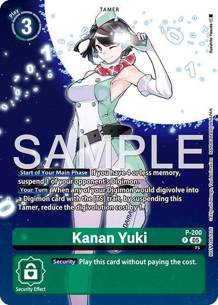 Kanan Yuki (Digimon Story: Time Stranger Promo Pack), Digimon Promotion Cards P - 200