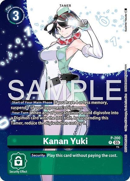 Kanan Yuki (Digimon Story: Time Stranger Promo Pack), Digimon Promotion Cards P - 200