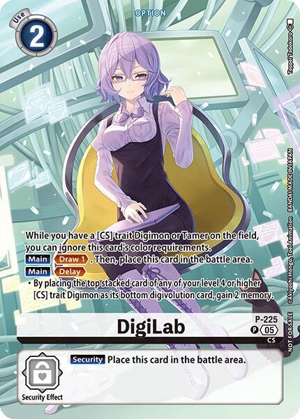 Digilab (Time Stranger Box Topper), Digimon Promotion Cards P - 225 P