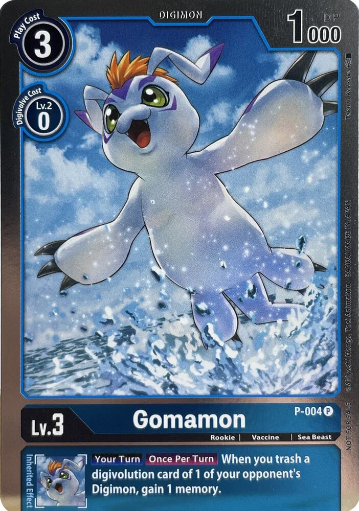 Gomamon - P-004, Digimon Promotion Cards P-004 P
