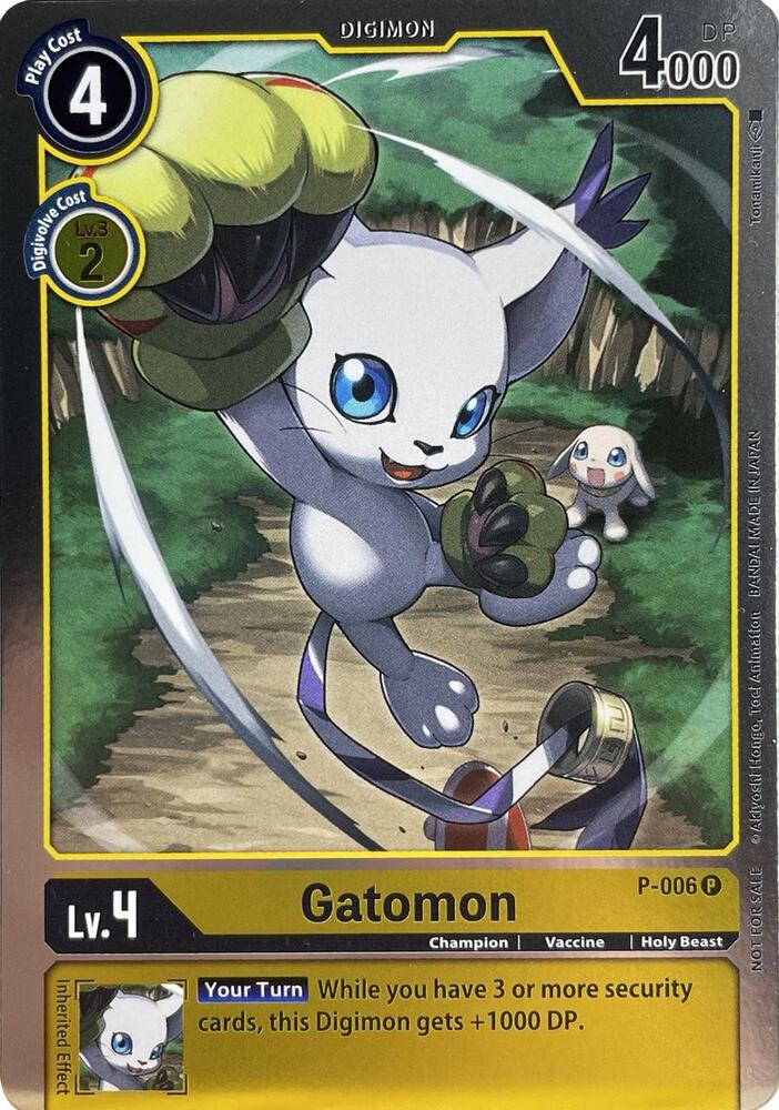 Gatomon - P-006, Digimon Promotion Cards P-006 P