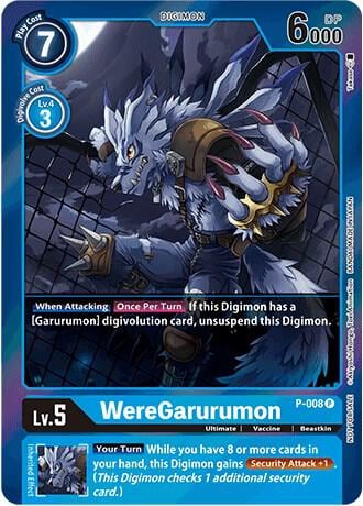 WereGarurumon (Gift Box 2022), Digimon Promotion Cards P-008 P