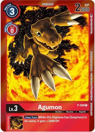 Agumon (Gift Box 2022), Digimon Promotion Cards P-009 P