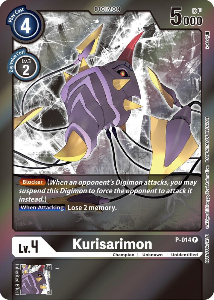 Kurisarimon - P-014 (Event Pack 3), Digimon Promotion Cards P-014 P