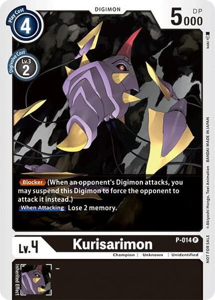 Kurisarimon - P-014, Digimon Promotion Cards P-014 P