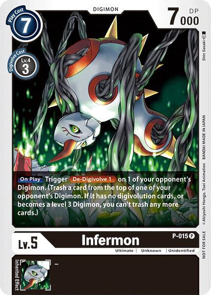 Infermon - P-015, Digimon Promotion Cards P-015 P