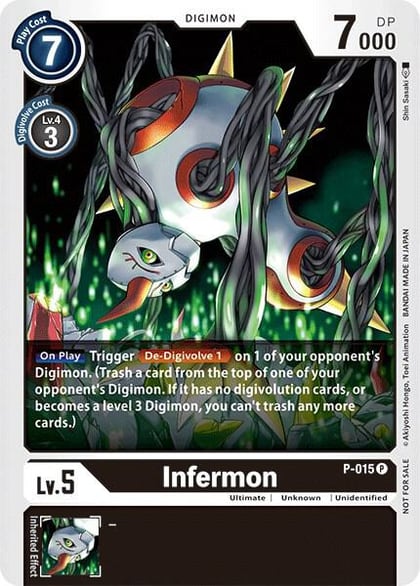 Infermon - P-015, Digimon Promotion Cards P-015 P