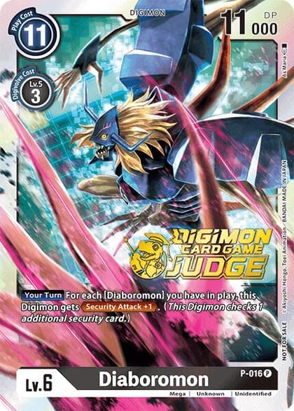Diaboromon - P-016 (Judge Pack 1), Digimon Promotion Cards P-016 P