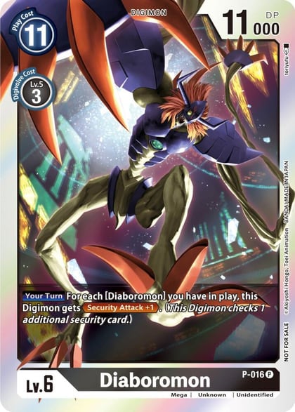 Diaboromon - P-016 (Event Pack 3), Digimon Promotion Cards P-016 P
