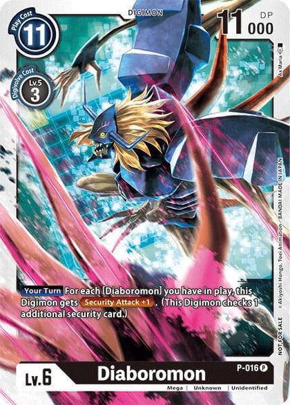 Diaboromon - P-016, Digimon Promotion Cards P-016 P