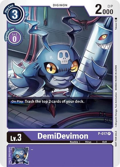 DemiDevimon - P-017, Digimon Promotion Cards P-017 P
