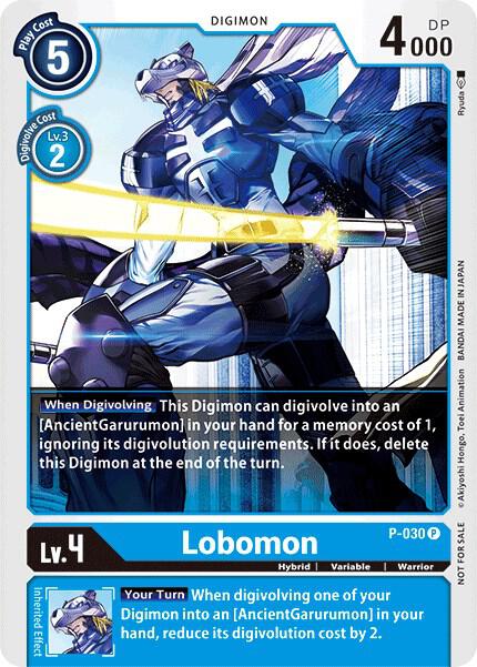 Lobomon - P-030, Digimon Promotion Cards P-030 P