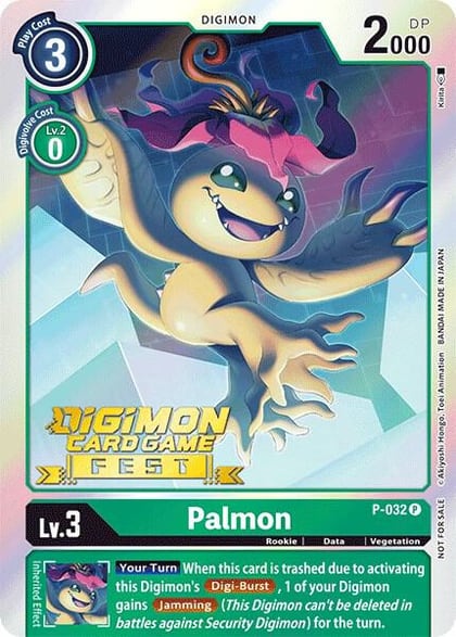 Palmon - P-032 (Digimon Card Game Fest 2022), Digimon Promotion Cards P-032 P