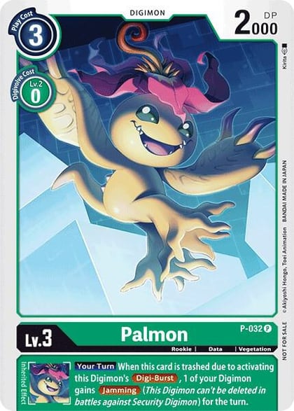 Palmon - P-032, Digimon Promotion Cards P-032 P