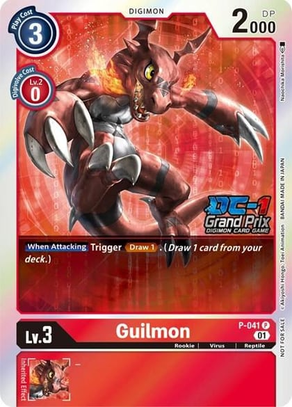 Guilmon (DC-1 2022 Stamped), Digimon Promotion Cards P-041 P