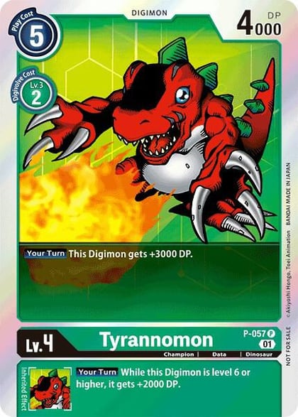Tyrannomon (Official Tournament Pack Vol.4), Digimon Promotion Cards P-057 P